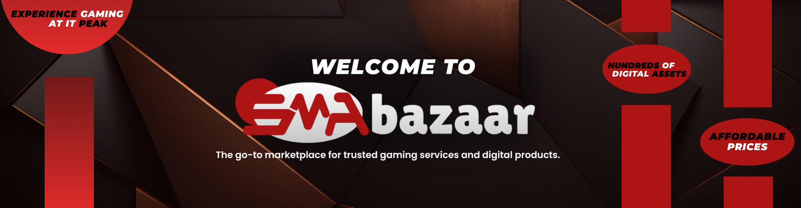 Smabazaar home page || Experience Gaming at it peak